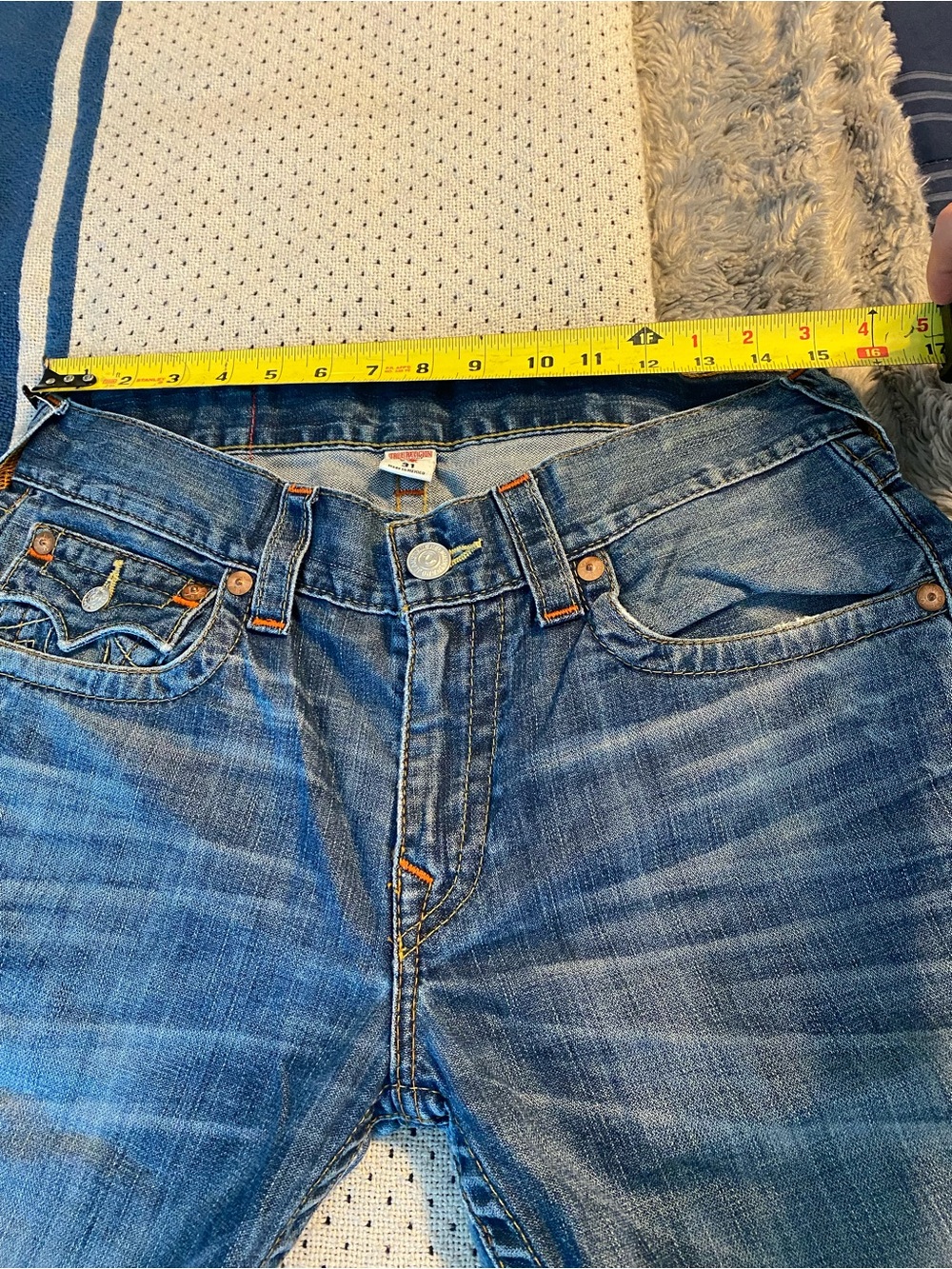 True Religion World Tour Section Straight Jeans Men’s 31 Denim - Picture 3 of 11